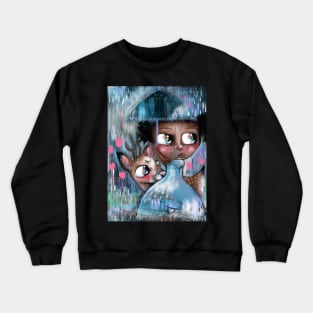 Oh! Deer, It's Raining Crewneck Sweatshirt